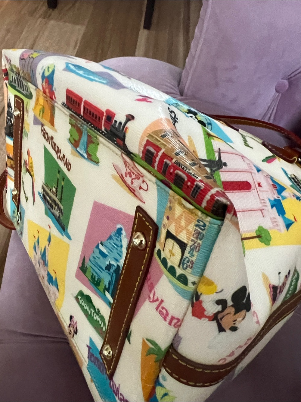 Disney Parks Dooney & Bourke crossbody satchel - Picture 8 of 8